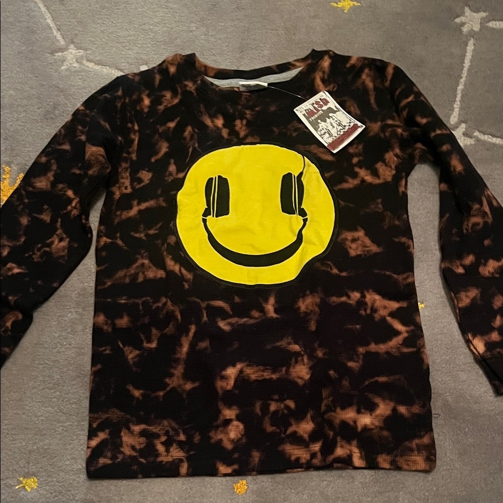 Brand new with tags Smiley Face Tie-Dye Kids Shirt